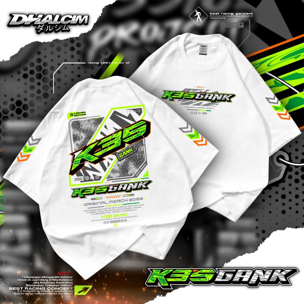 KAOS DISTRO K35 VARIO 150 125 GENERASI PERTAMA FUL DESAIN, KAOS K35 VARIO, KAOS DISTRO K35 RACE, KAO