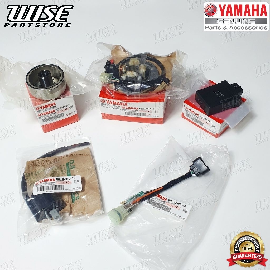 FULLSET KELISTRIKAN YZ125 ORI YGP ORIGINAL YAMAHA YZ 125 FULL SET PENGAPIAN COIL KOIL CDI SPUL MAGNE