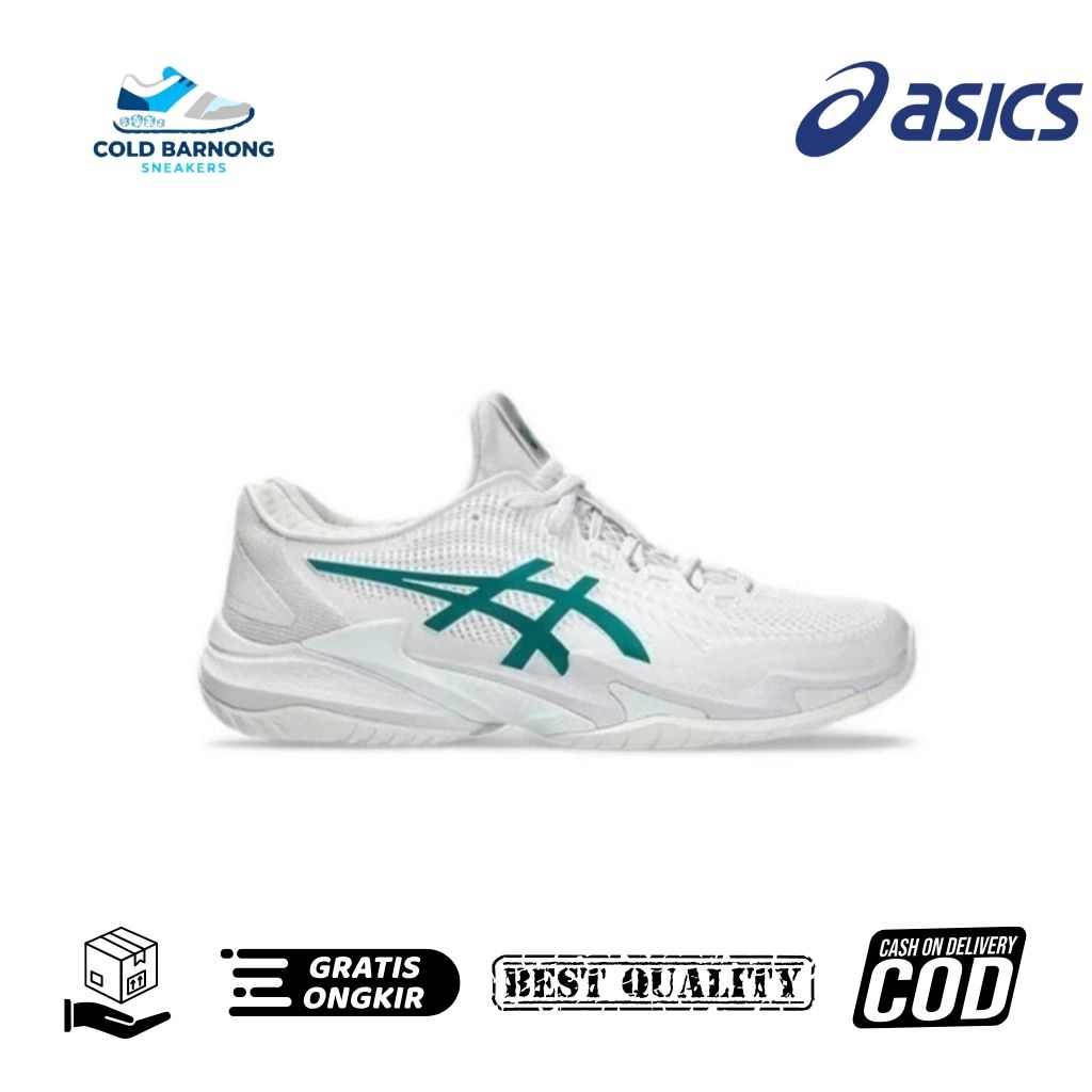 Sepatu On Tenis/Padel Asics Court FF 3 Novak White Pitch Green