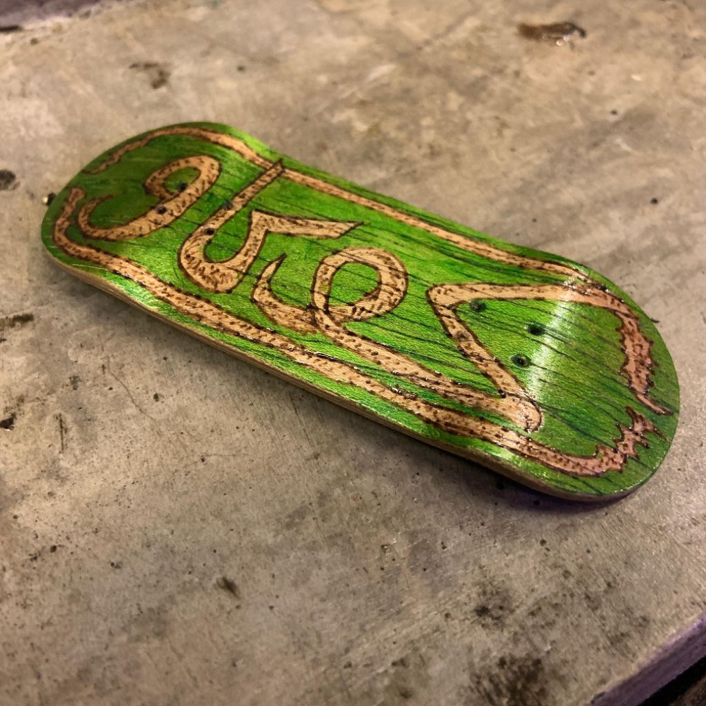 Fingerboard // Handmade // Pyrography // Kukaustud