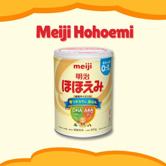 Meiji Hohoemi Susu F0rmula Bayi Jepang Mirip AS1 Newborn 0 bulan keatas