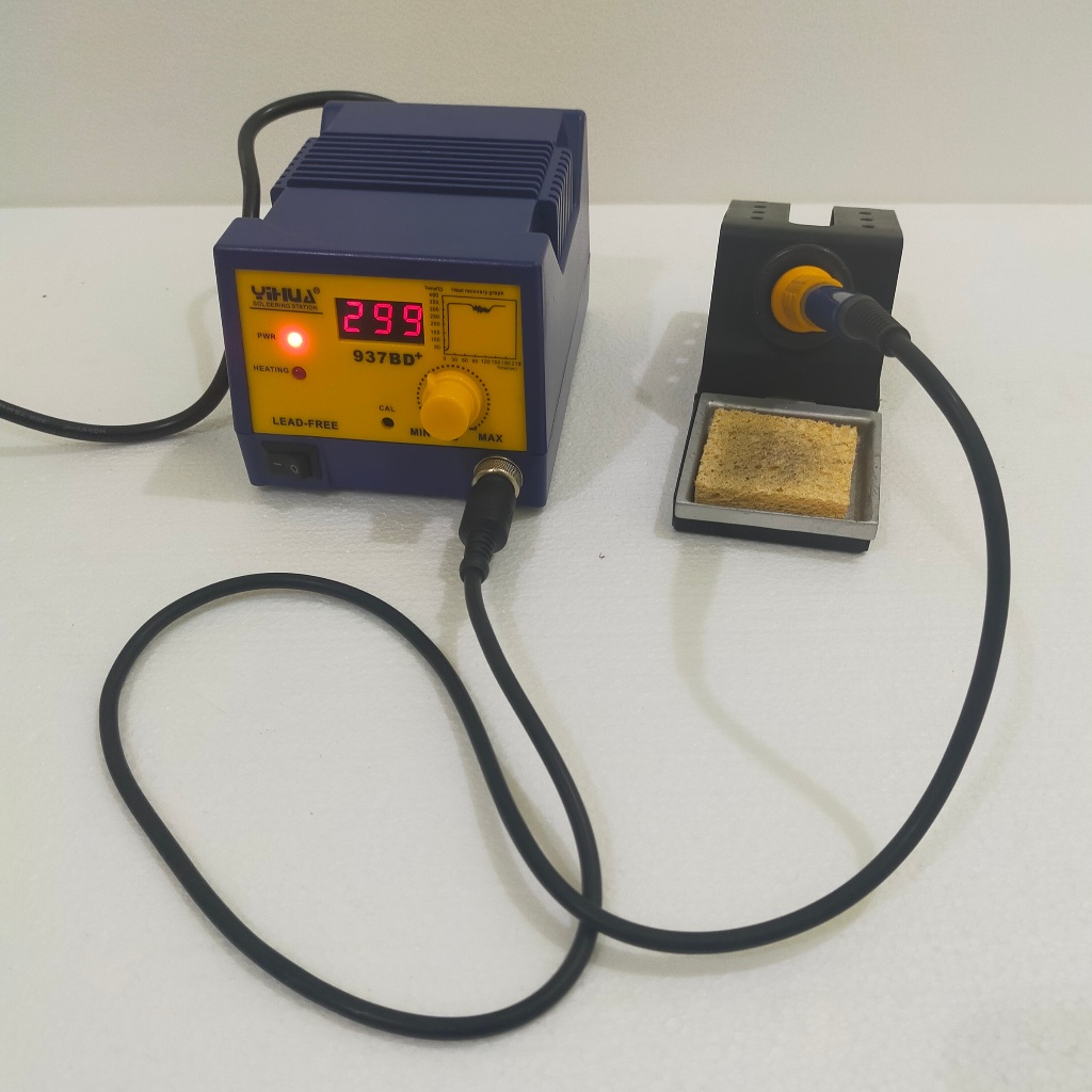 Yihua 937BD+ Solder Station Digital 60W Second Mulus Berfungsi Normal