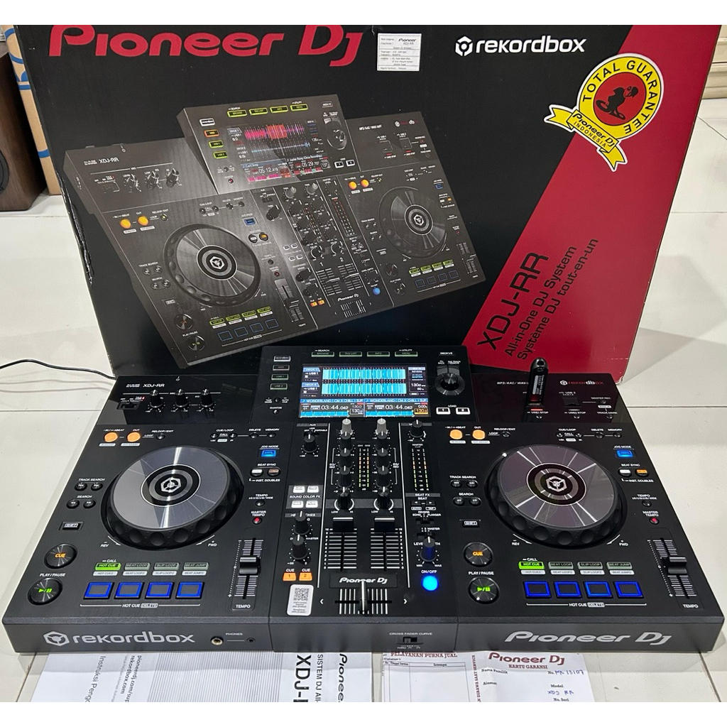 Alat DJ Pioneer XDJ RR Fullset Box Original Controller DJ Rekordbox Edition Operation With USB Like 