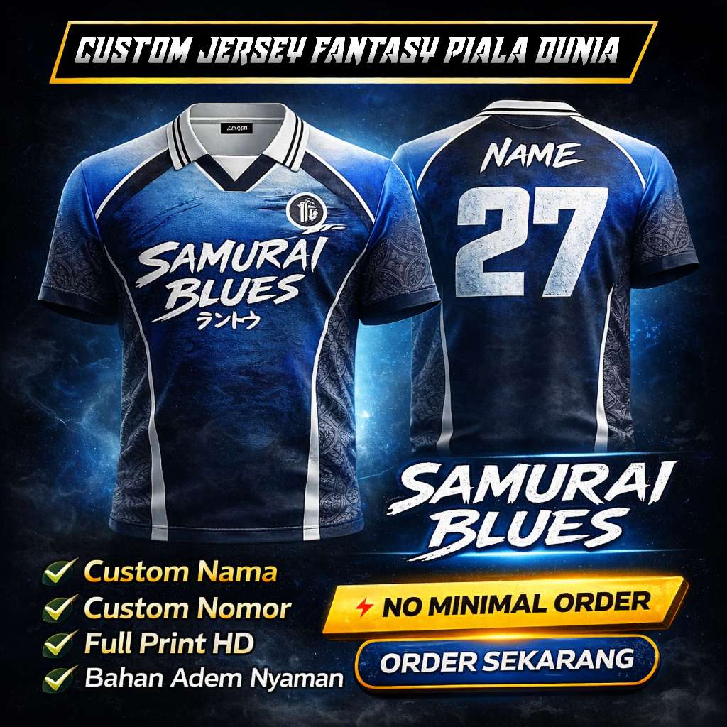 Jersey Custom Nama Sendiri Full Print Premium | 1pcs Bisa | Desain Gratis | Kaos Team Racing Futsal 