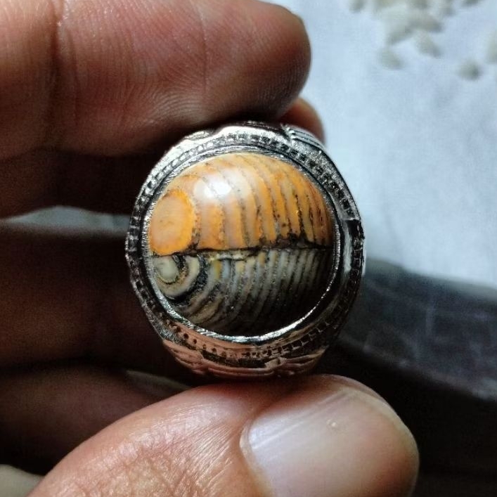 Batu cincin jipen natural motif
