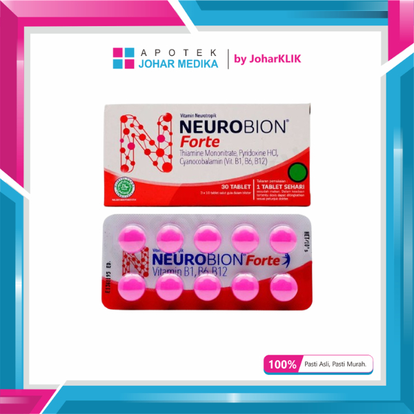 NEUROBION FORTE STRIP 10 TABLET | NEUROBION FORTE PINK