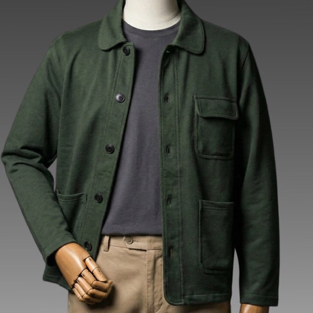 Jacket Trucker JB Barry Green Army size M (preloved)