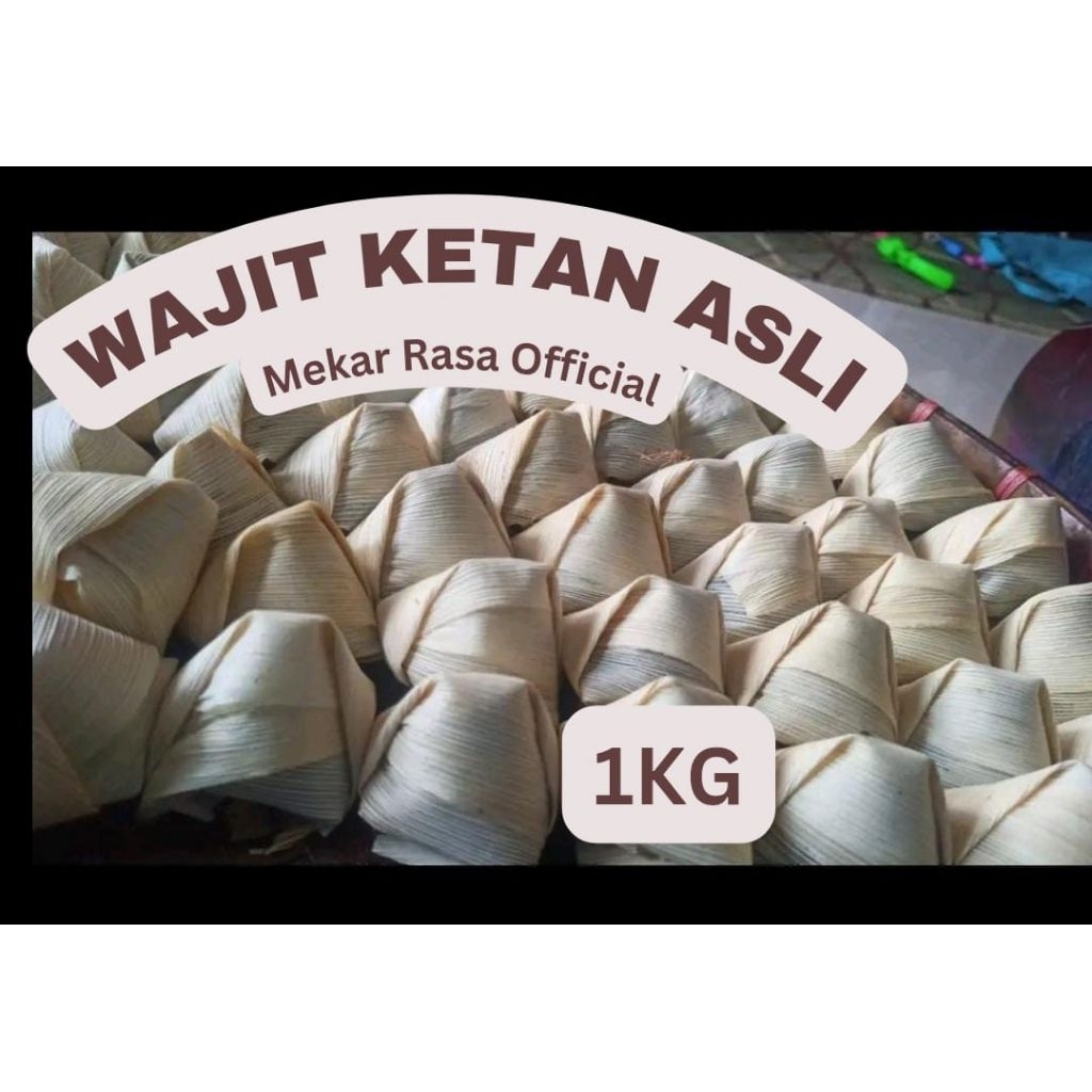 Wajit / Wajik Asli Cililin 1 KG MEKAR RASA OFFICIAL