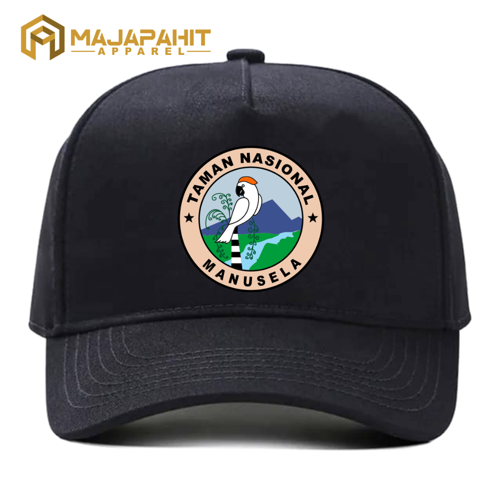 Topi Balai Taman Nasional Manusela Baseball Full Kain Premium - Majapahit Apparel