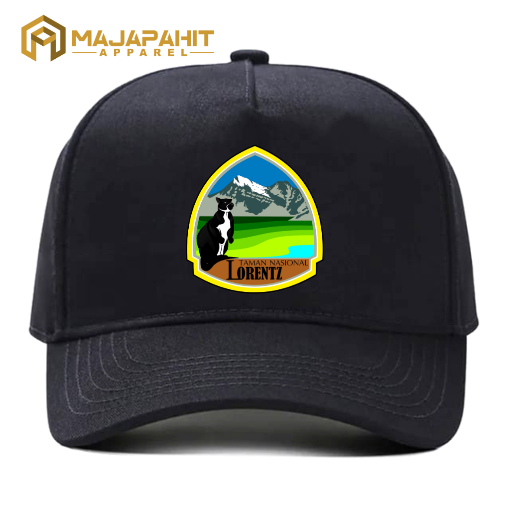 Topi Balai Taman Nasional LORENTZ Baseball Full Kain Premium - Majapahit Apparel