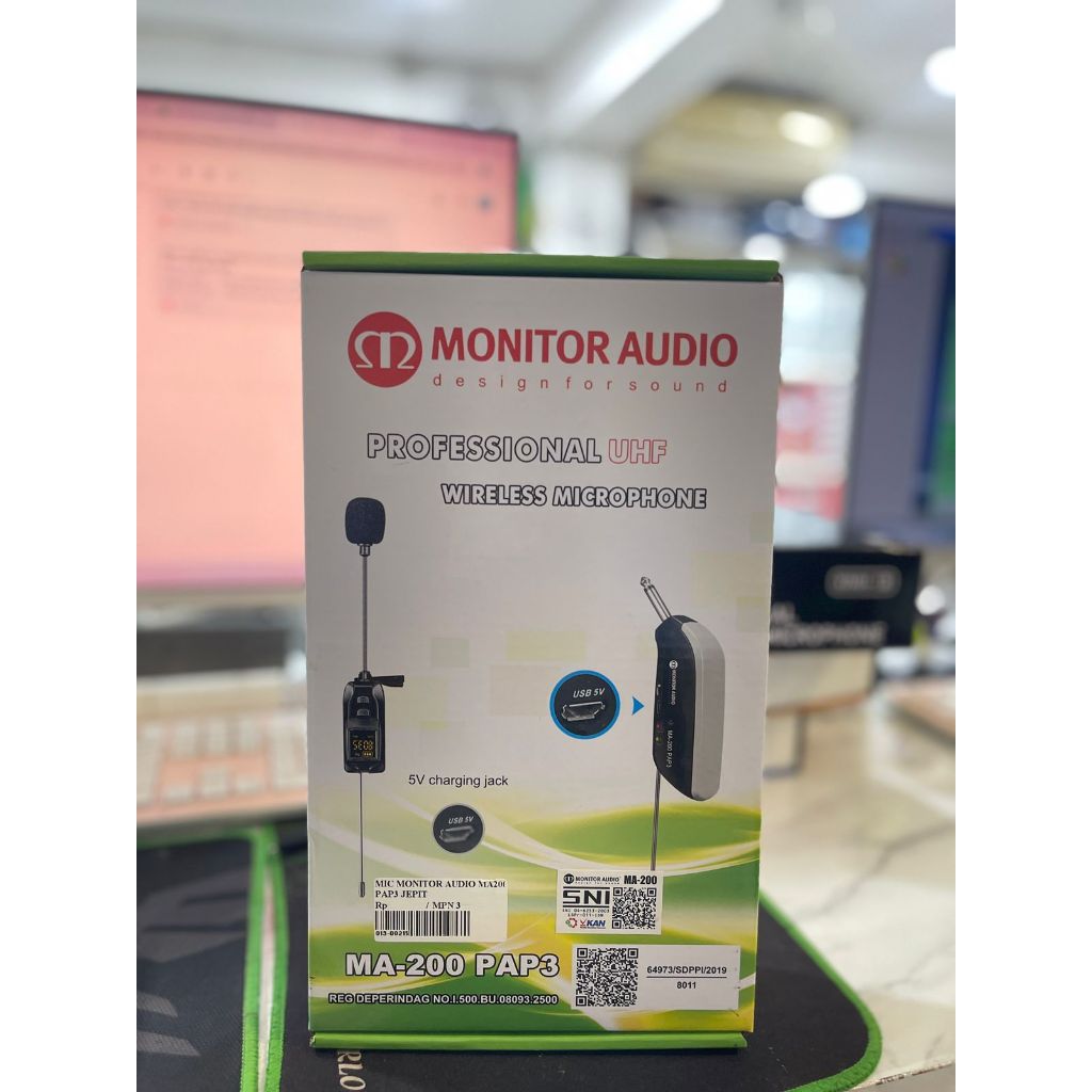 MIK JEPIT MONTOR AUDIO MA200 PAP3