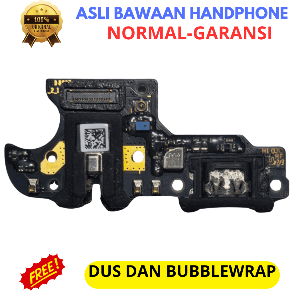 Board papan konektor cas hp Oppo A5S - asli original copotan cabutan bawaan