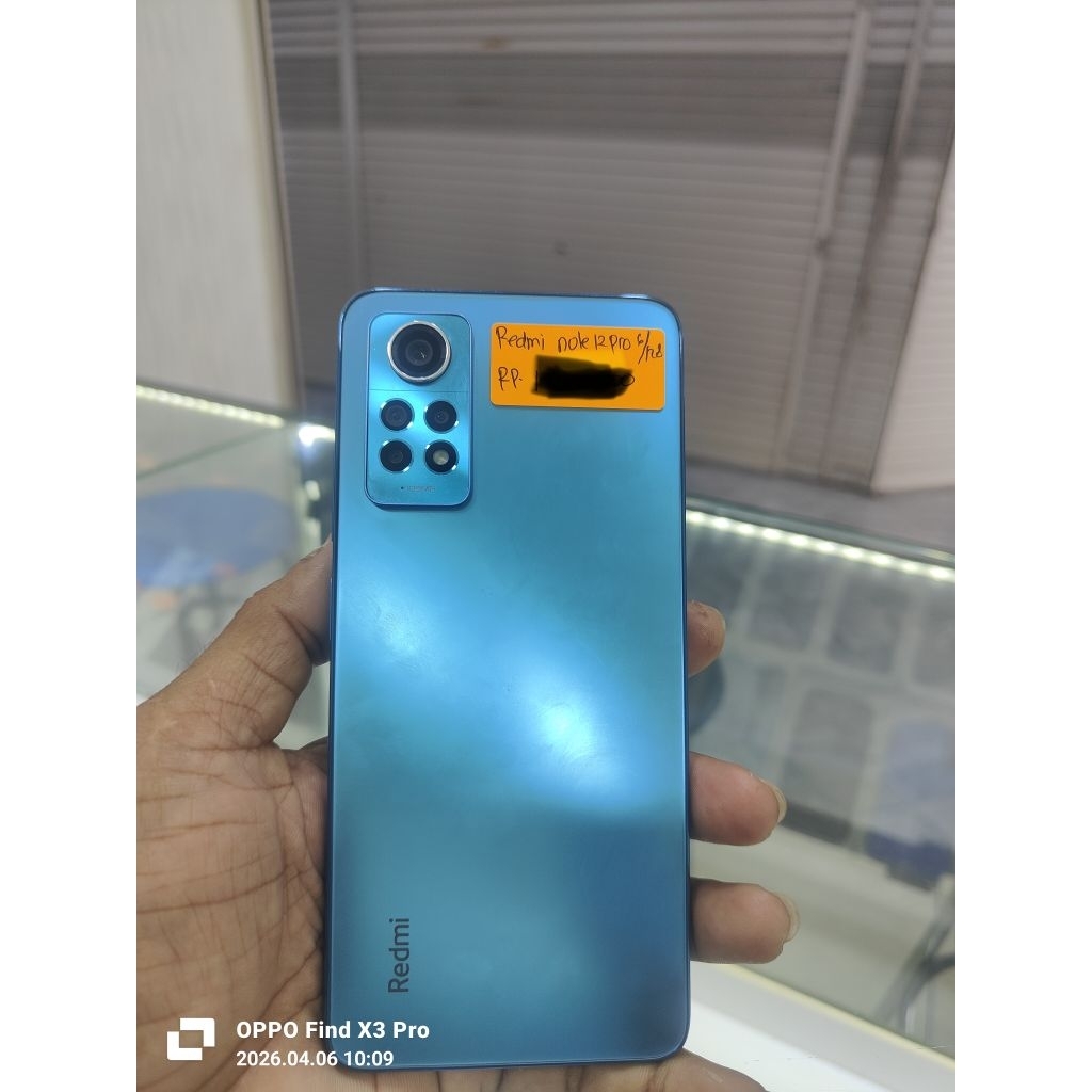 Hp Redmi note 12pro 6/128 second original