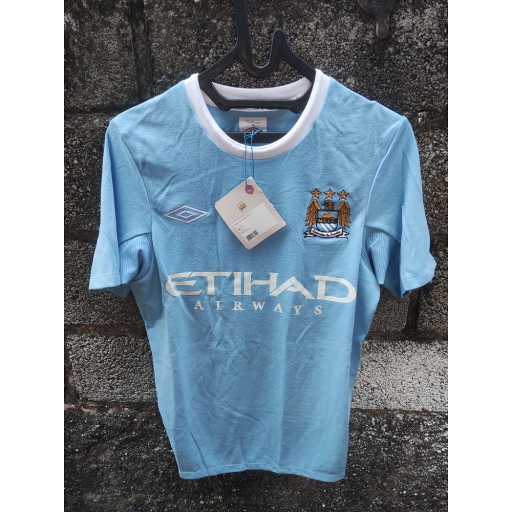 Jersey umbro manchester city 2009/2010 home vintage retro original