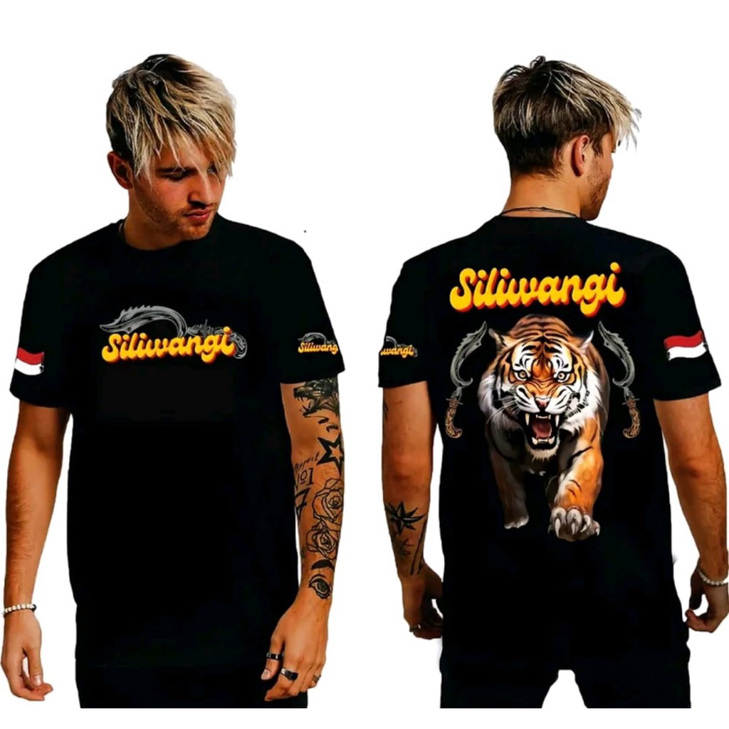 Kaos Siliwangi Dtf Harimau 2 Distro Unisex