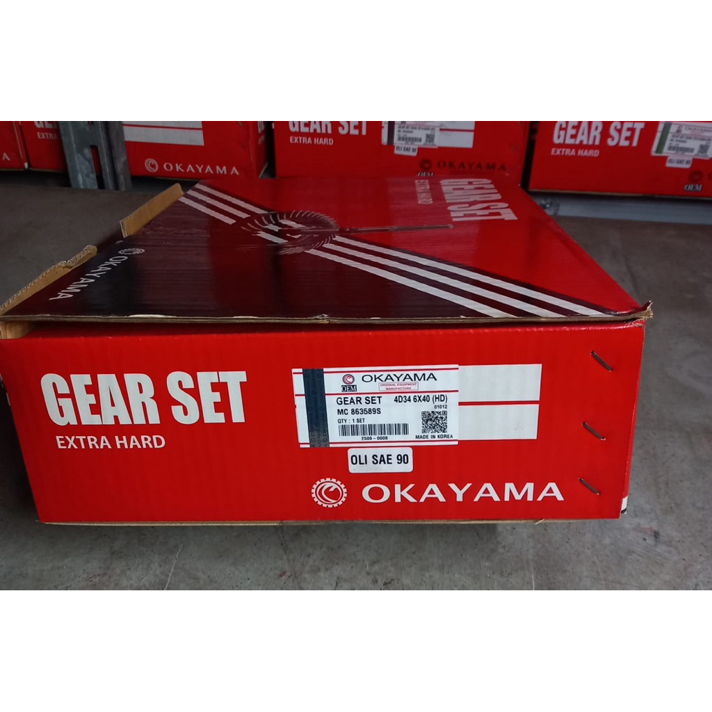 Gear set 4d34/ps 120 HD Okayama