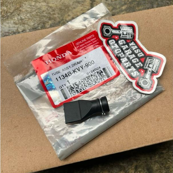 1134BKVY900 Tube Drain Assy Selang Pembuangan CVT Beat Scoopy Spacy Vario 110 Original AHM 1134B-KVY