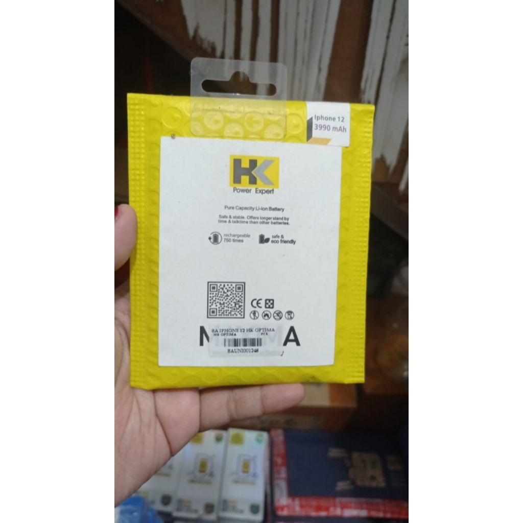 batre iphone 12 hk optima / baterai iphone 12 hk optima / batere iphone 12 hk optima