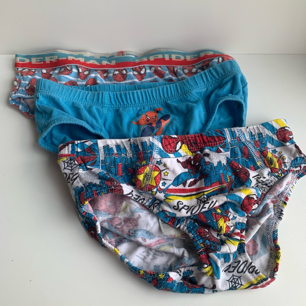 (PRELOVED) celana dalam anak balita laki laki spiderman