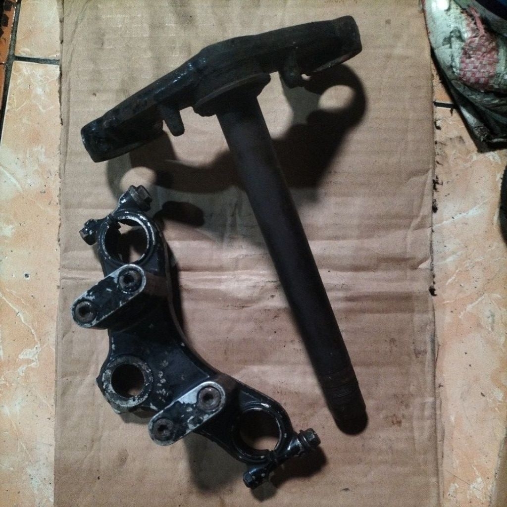 T shok depan RX King atas bawah ori copotan motor