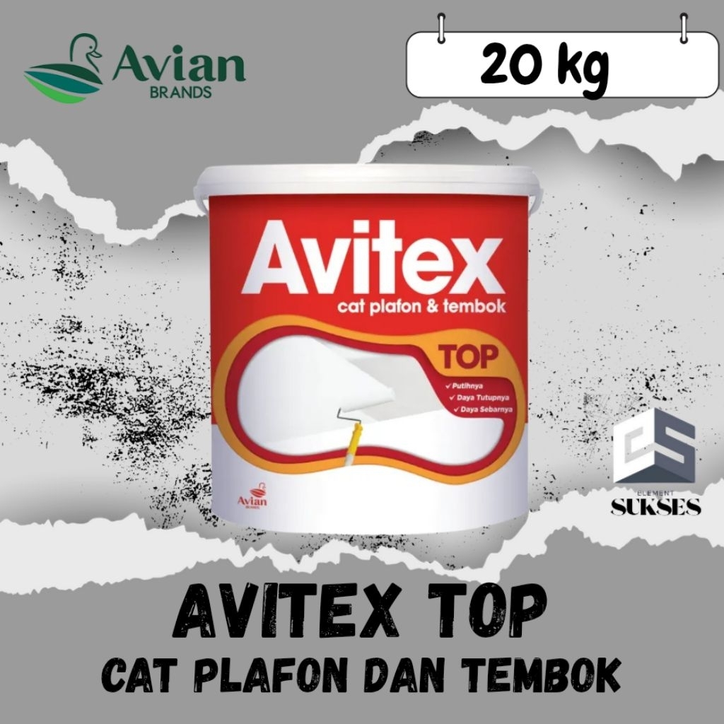 AVITEX TOP CAT TEMBOK DAN PLAFON 20KG