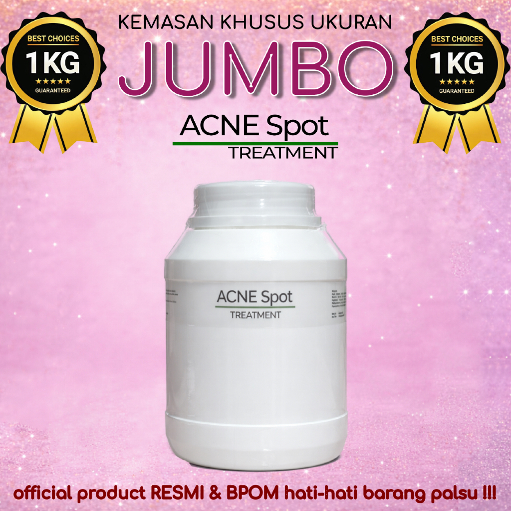 JUMBO 1 KG | ACNE SPOT TREAMENT CREAM | Krim Magic Acne Totol 1 kg | Obat Totol Jerawat | Harga Spes