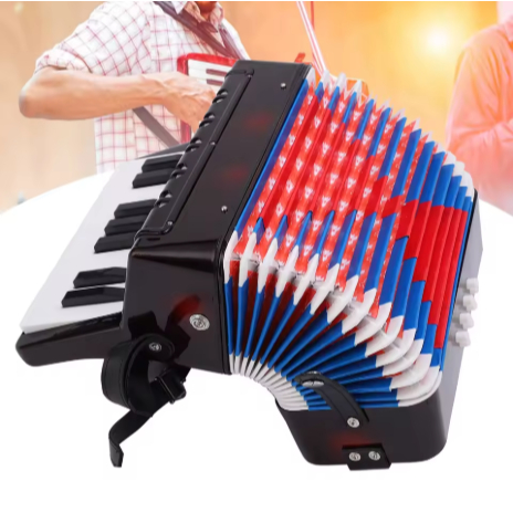 KS 17 Key 8 Bass Accordion Accordion Instrument Accordion Musical Piano Keyboard Rhythm Training Spr