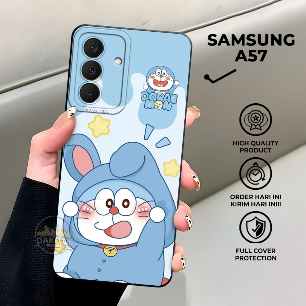 DAKOTA | Casing Samsung A57 A56 A55 Terbaru 2026 Case Samsung Motif Daroamon UV PRINTING Berkualitas
