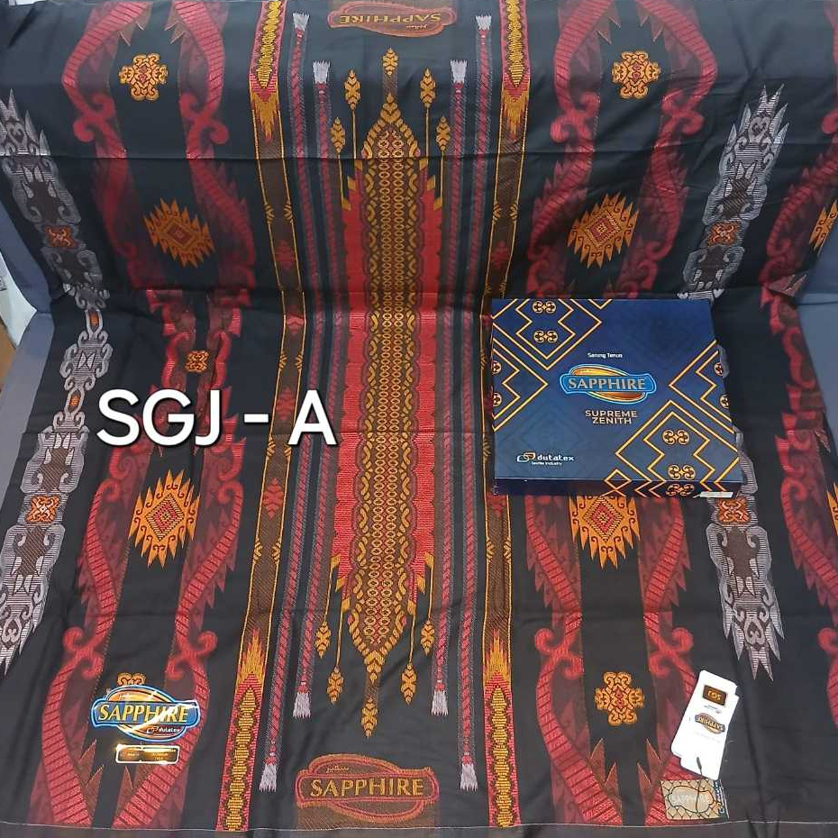 Motif SGJ - SArung Sapphire Supreme Zenith/Sarung Sapphire Gunung Jacquard