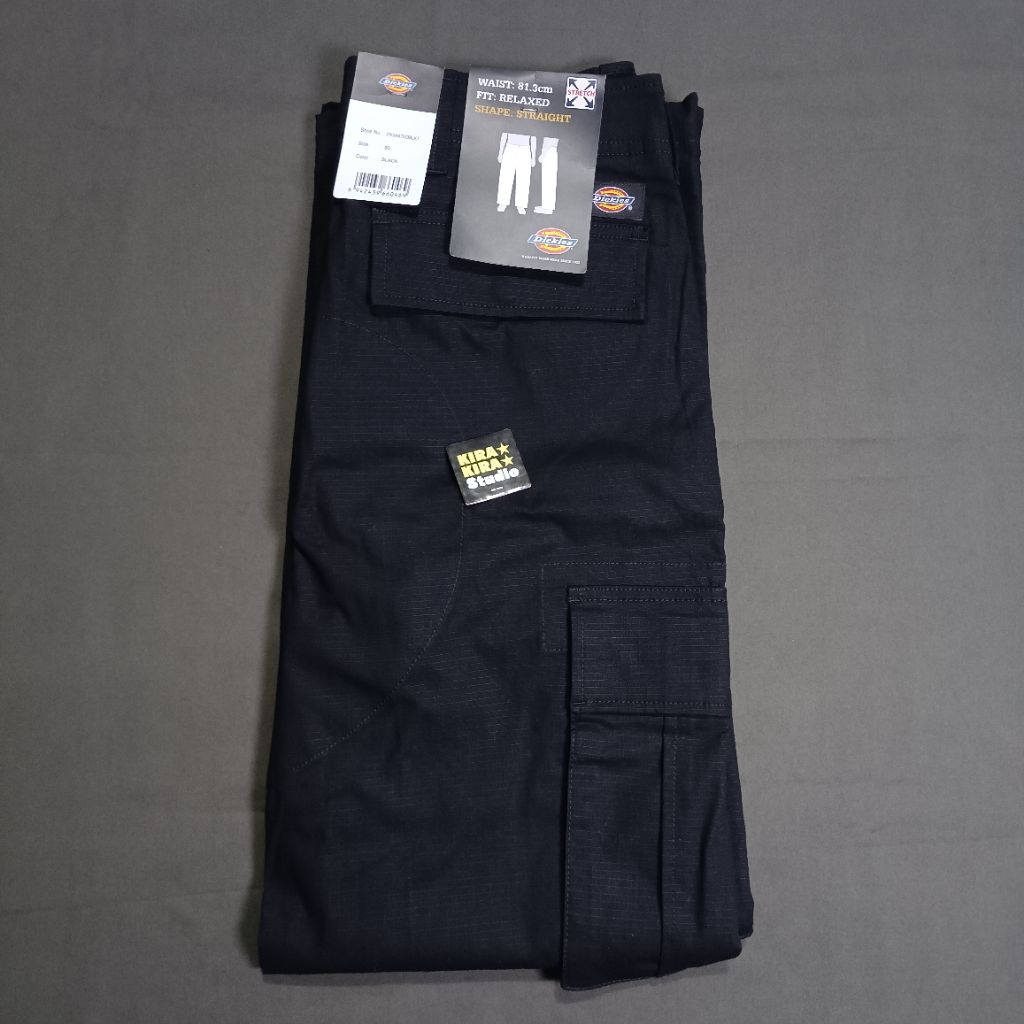 Dickies Pants Relaxed Fit Cargo Black