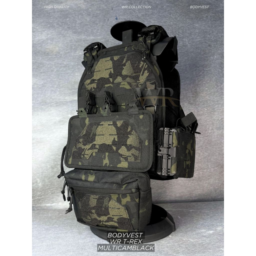 Bodyvest T-rex spesial warna multicam black/ rompi anti peluru