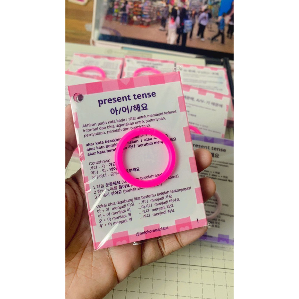 FLASHCARD TATA BAHASA BAHASA KOREA