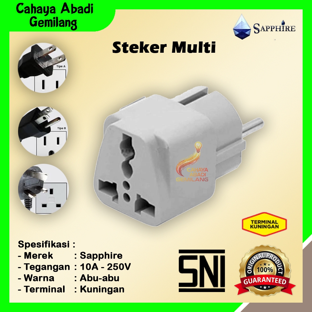 Steker Serbaguna Kaki 3 / Over Steker Universal Sebaguna / Over Steker Kaki 3
