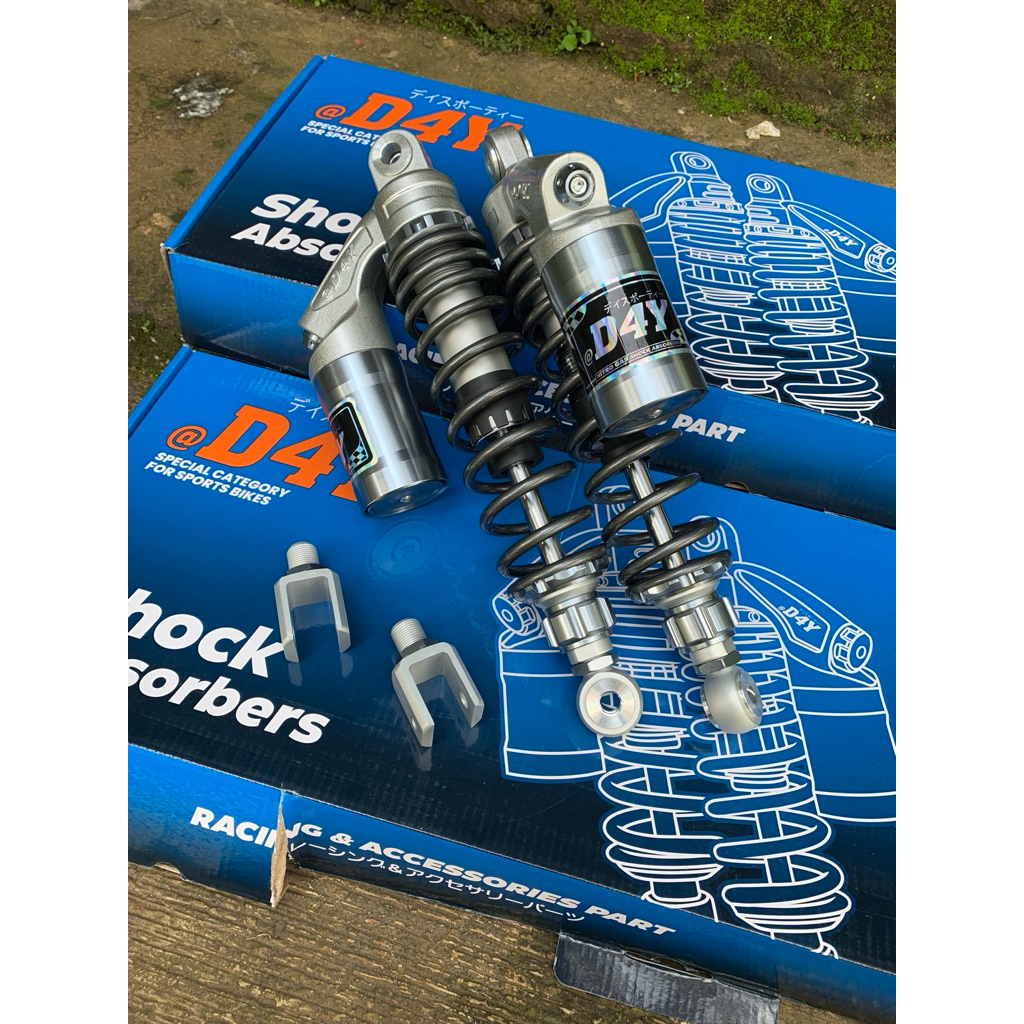 SHOCK SKOK SOKBREAKER DAY COPY RCB TABUNG FUNGSI NON KLIK UKURAN 320MM TITAN GREY MURAH