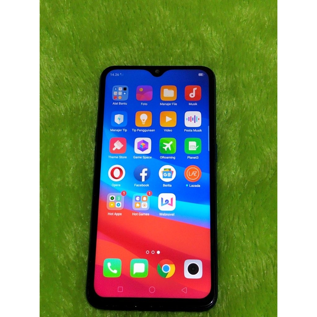 Oppo A5S ram 3/32 kondisi normal handphone second berkualitas normal siap pake