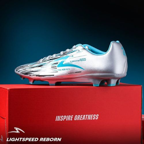 EDISI TERBARU SEPATU BOLA SPECS LIGHTSPEED REBORN FG SILVER AQUA