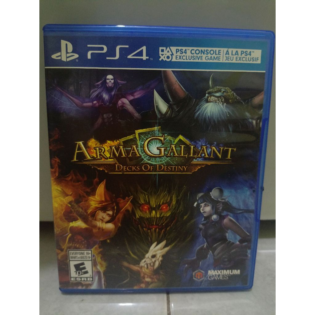 Kaset PS4 ArmaGallant Decks of Destiny Original Bekas | Rare Game PS4 Mulus