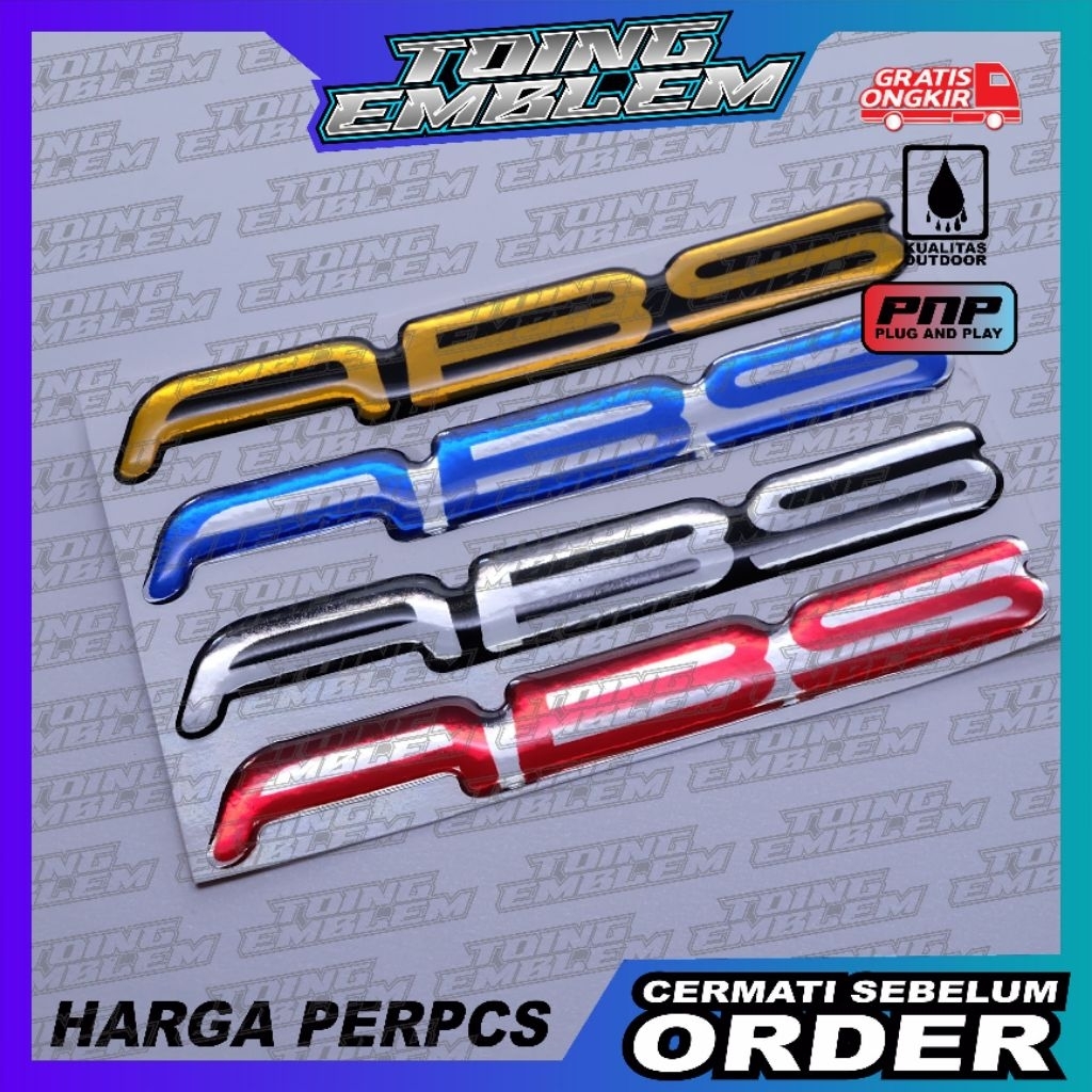 emblem abs yamaha sticker logo abs nmax emblem timbul abs stiker timbul abs stiker logo abs yamaha n