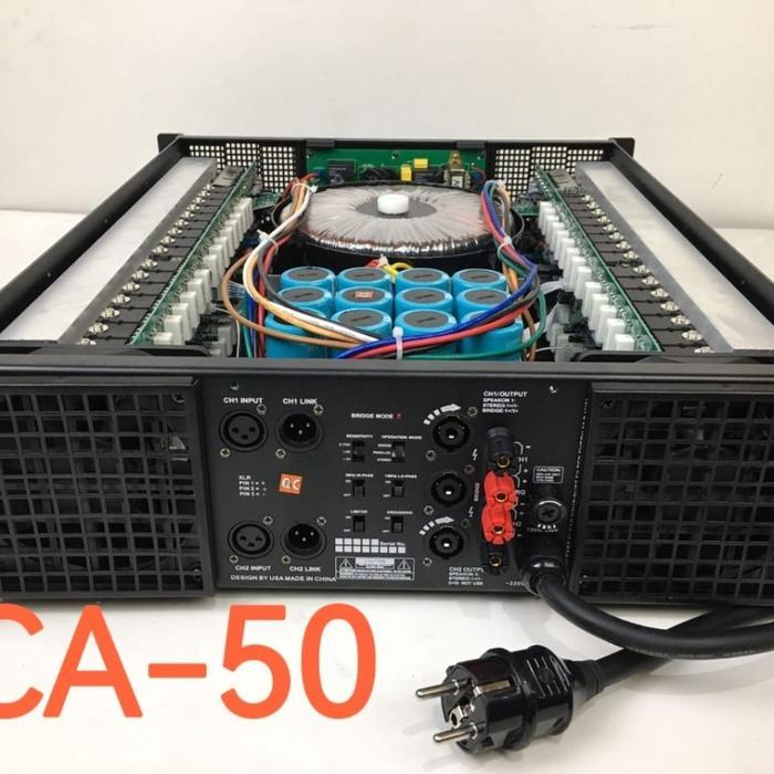SOUNDSTANDARD Power Ampli CA50 M / CA 50 M / CA 50M - Body Mesin Panjang IC Macro 2x4500W 8ohm 4ohm 