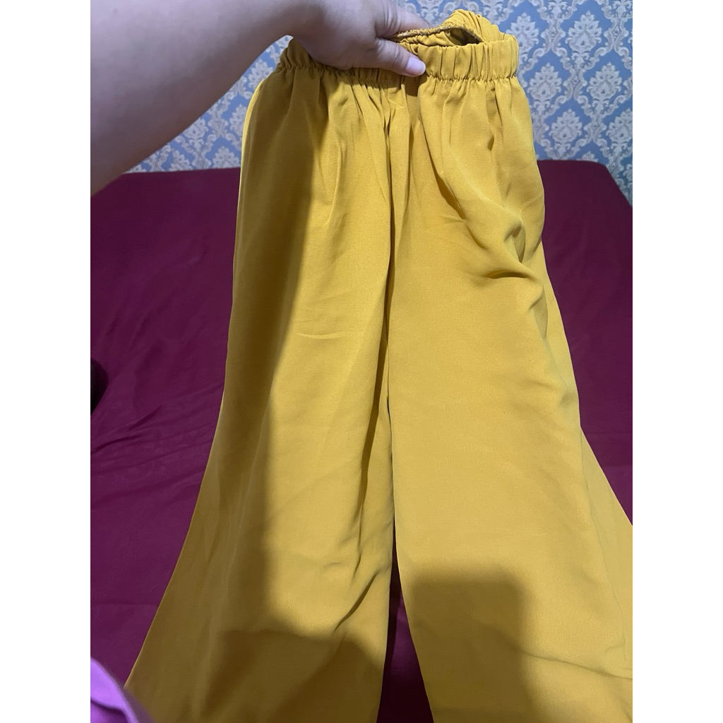 celana kulot sifon wanita