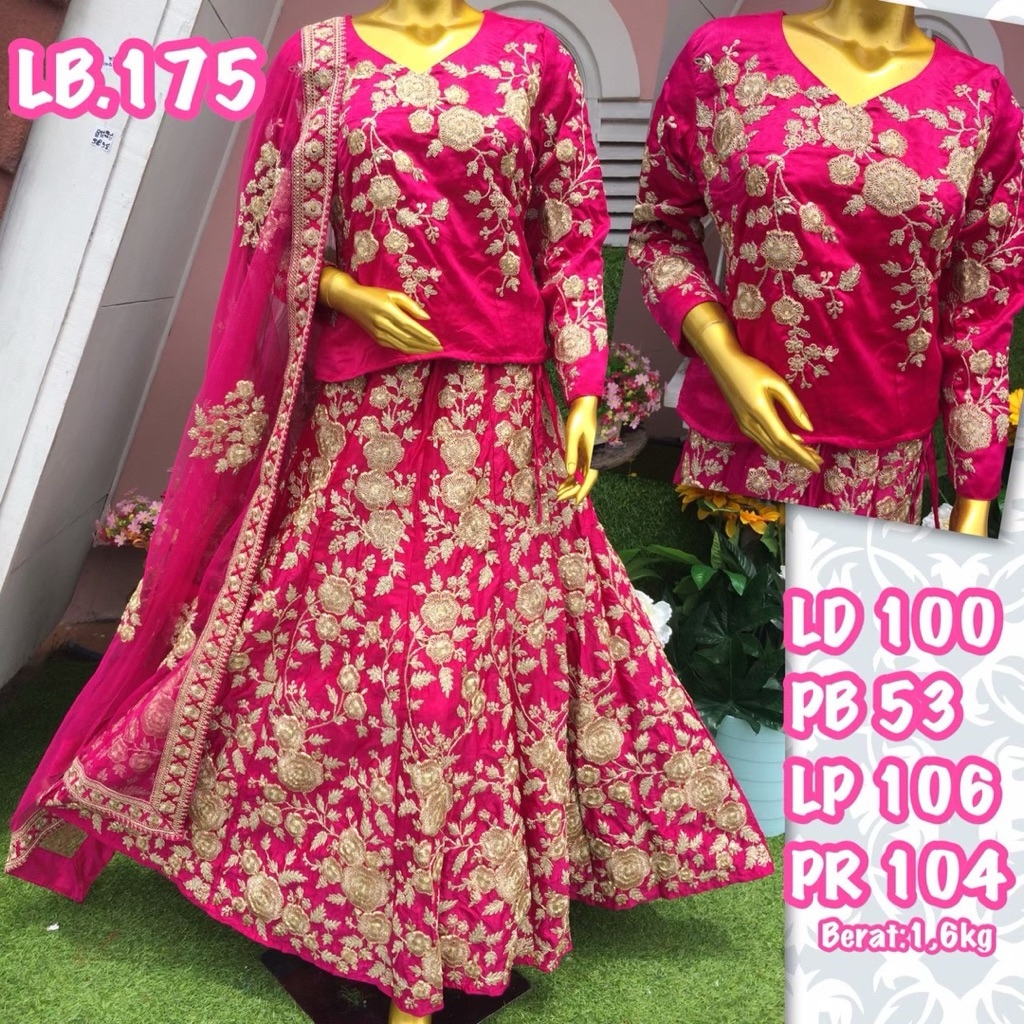 LENGHA INDIA PREMIUM| BAJU INDIA MEWAH| BAJU INDIA ORIGINAL| BAJU PENGANTIN INDIA