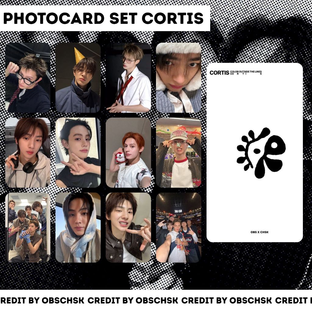 Photocard Set Cortis / Photocard Unofficial KPOP CORTIS / PC unoff keonho martin james seonghyeon ju