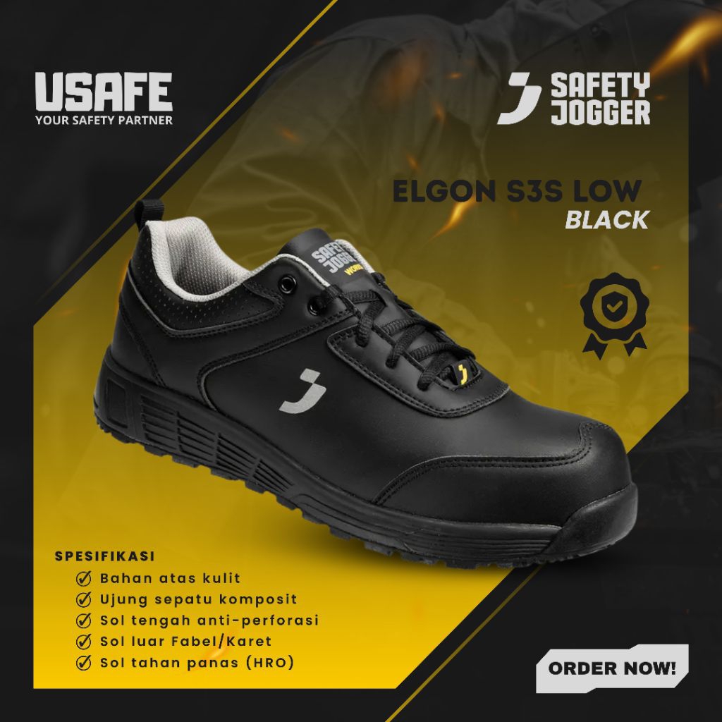 Sepatu Safety Jogger Elgon S3S Low