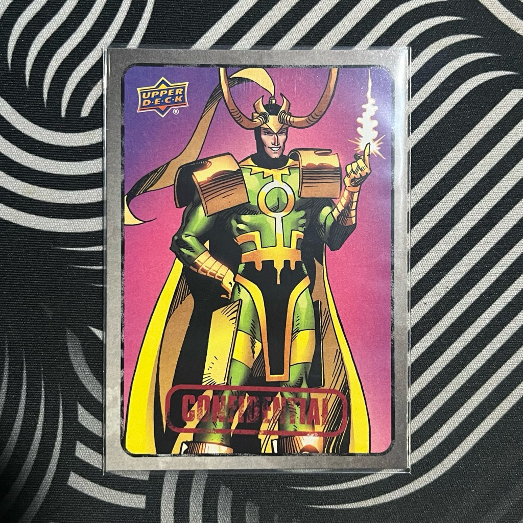 Upper Deck Dossier Marvel Loki base card