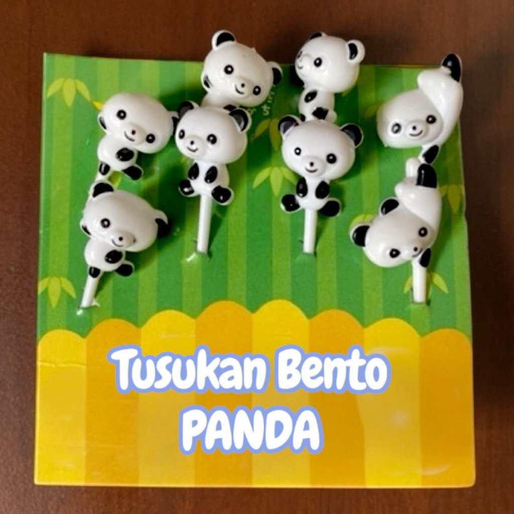 Tusukan Bento Model Topi PANDA