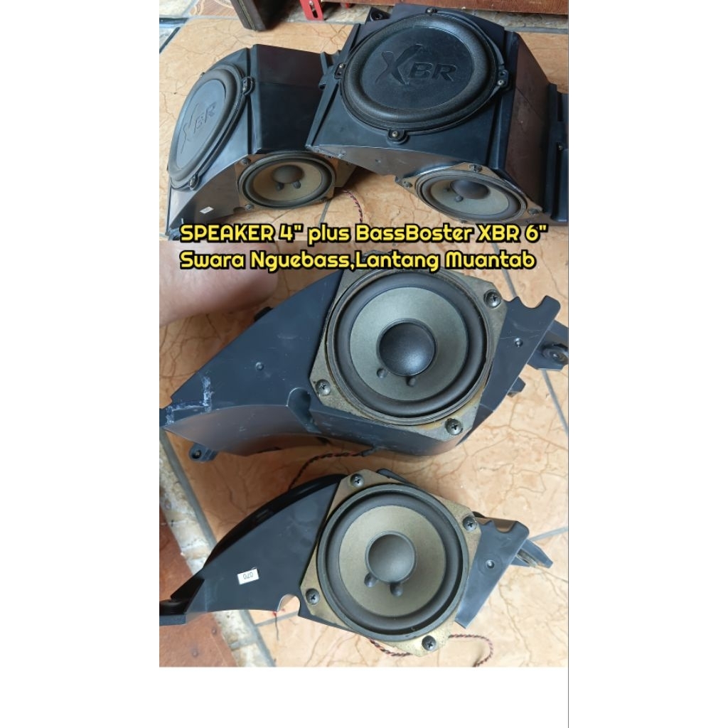speaker Bass/Sub 4inch+ XBR (exstra bass radiator 6inch) second normal puoll