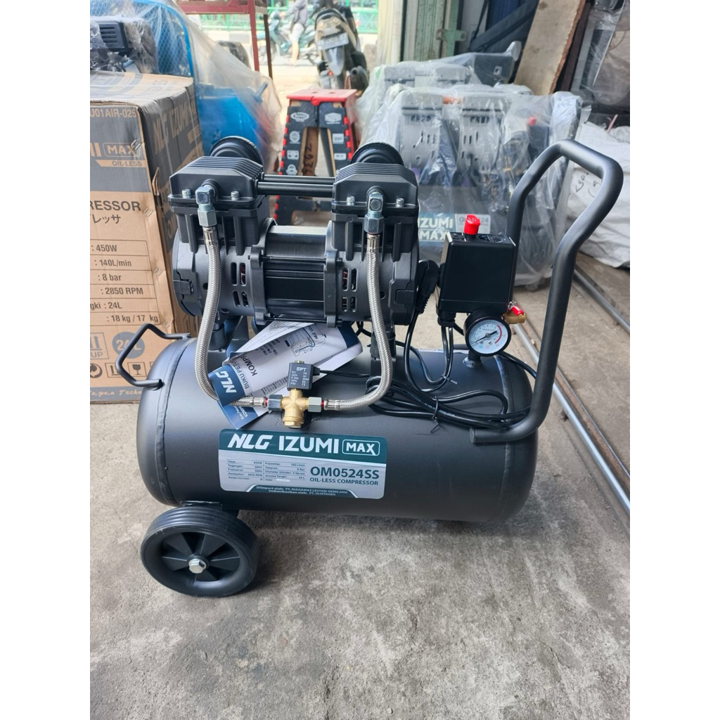 KOMPRESOR IZUMI MAX SILENT OILES 24L 3/4HP / Compressor Izumi max OM524SS /kompresor NLG IZUMI OM052