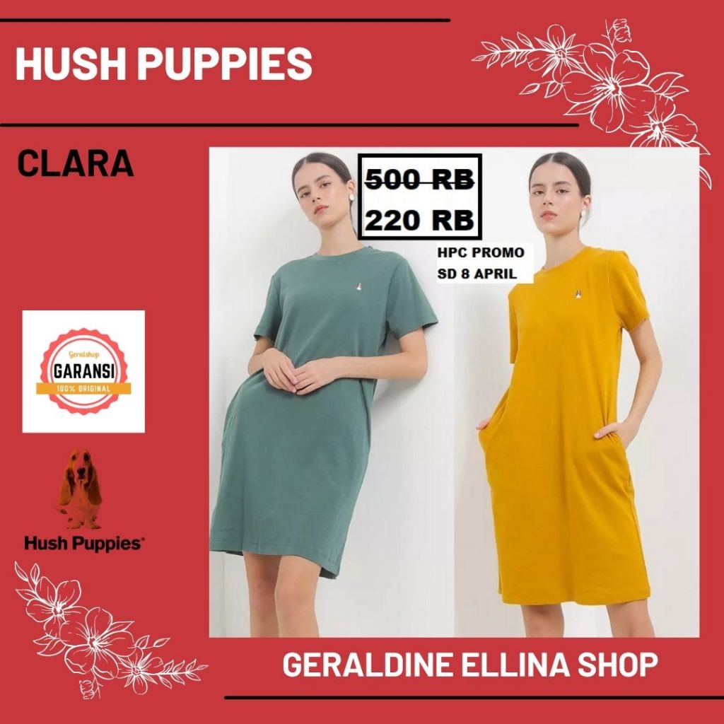 Baju dress wanita Hush Puppies 100% original sale CLARA
