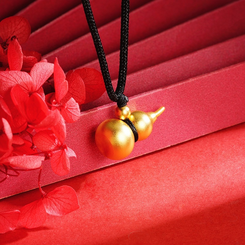 Necklace pendant, Hu Lu electroplated pendant, high-end, atmospheric and beautiful pendant Kalung li