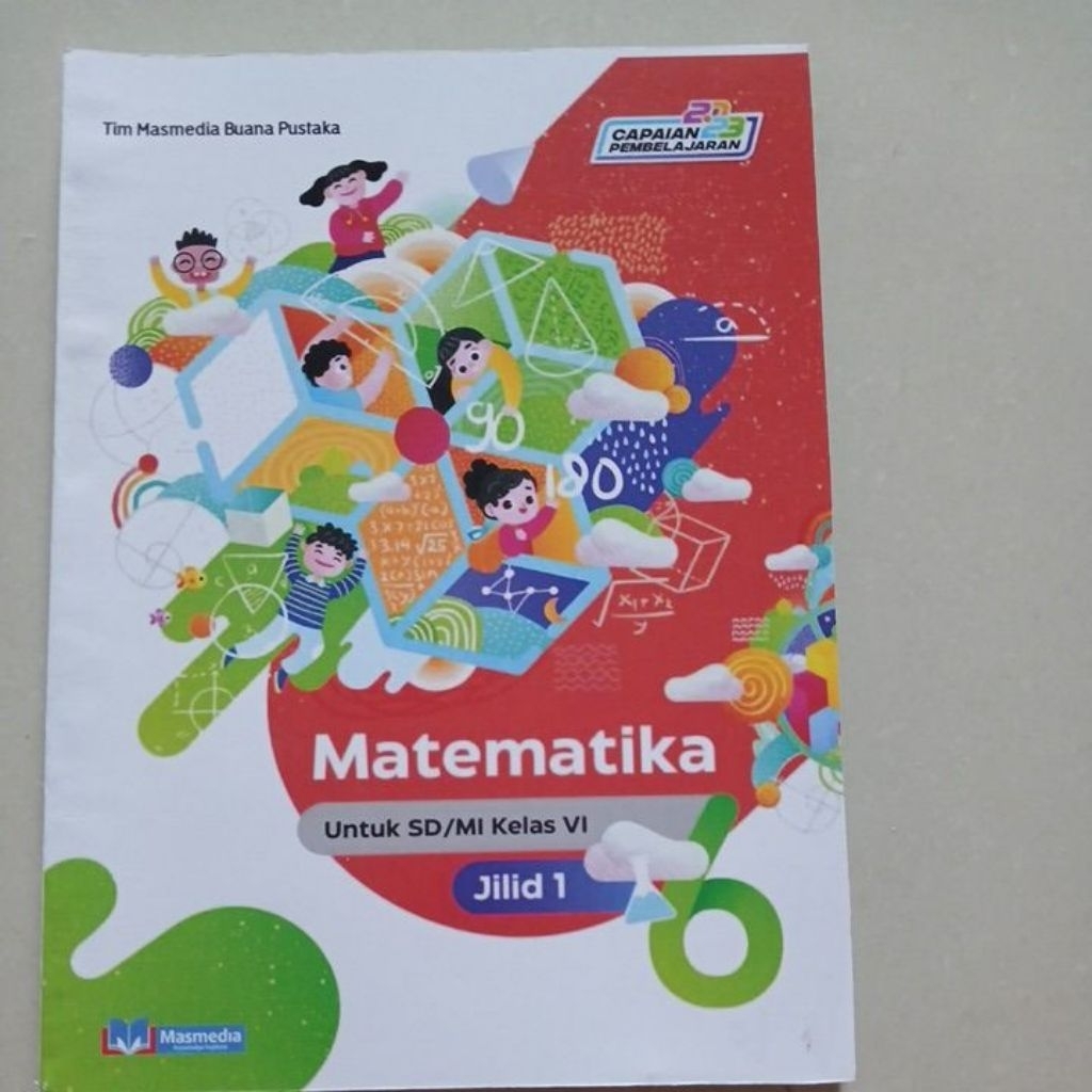 Buku Matematika untuk SD,MI Kelas 6 jilid1 masmedia